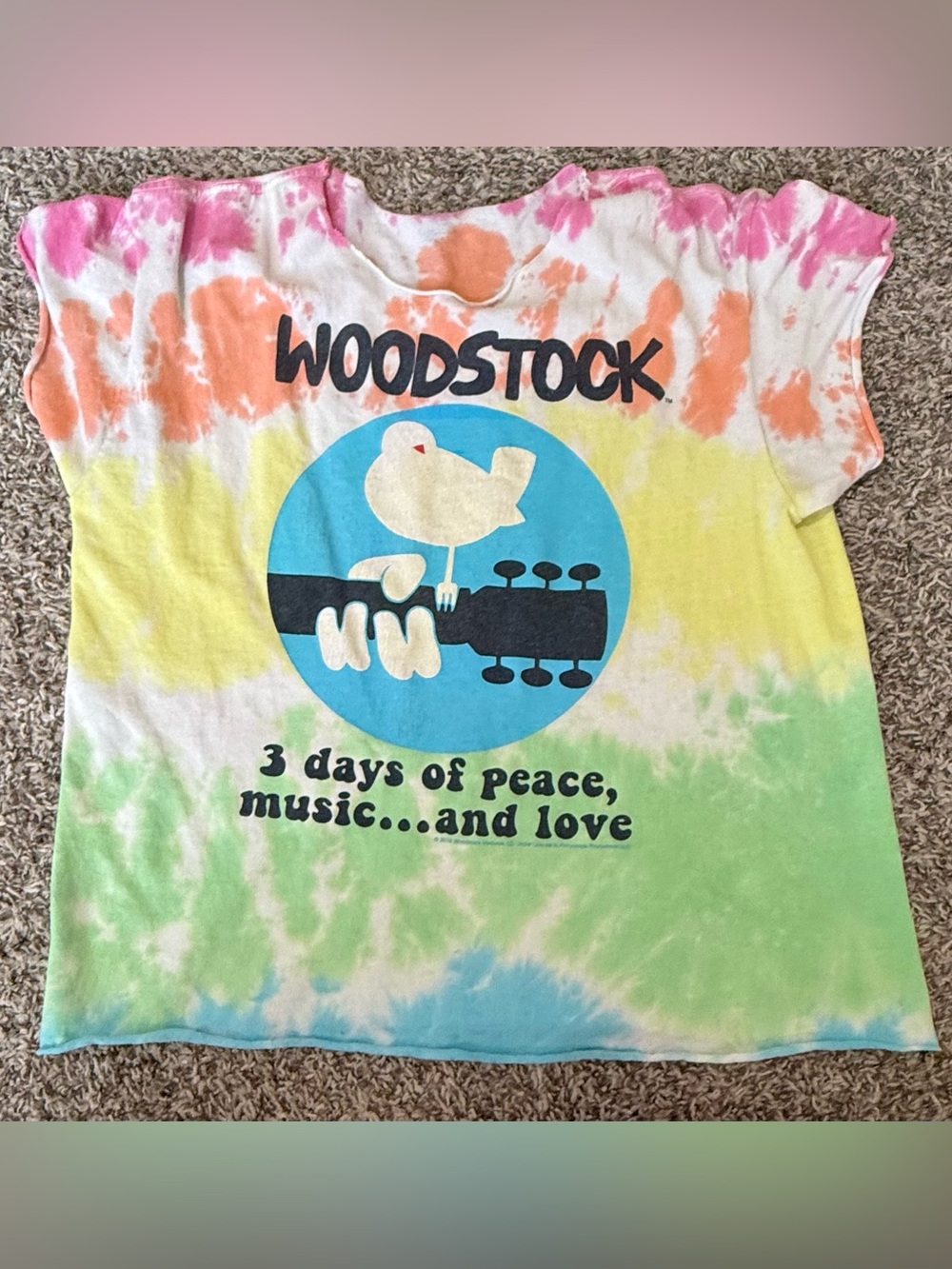 Liquid Blue Woodstock Banded Tie-dyed Tee
